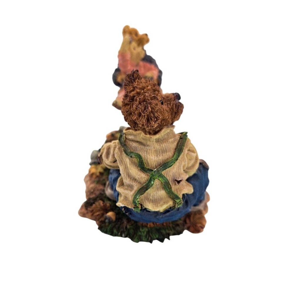 Vintage Boyds Bears Bearstone 2001 Grandpa Bearikins Molly Jeff Figurine 228350 - Picture 6 of 10